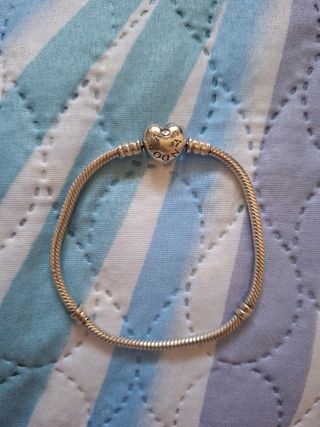 Pulsera Pandora Corazón Plata