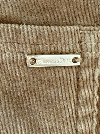 Pantalón pana Massimo Dutti marrón ocre