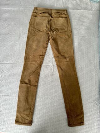 Pantalón pana Massimo Dutti marrón ocre