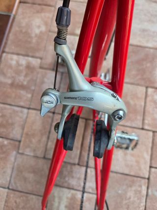 Dedonato bici corsa telaio rosso