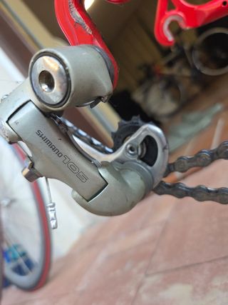 Dedonato bici corsa telaio rosso