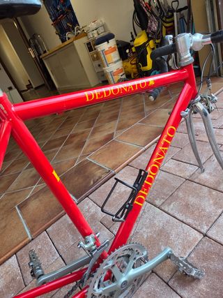 Dedonato bici corsa telaio rosso