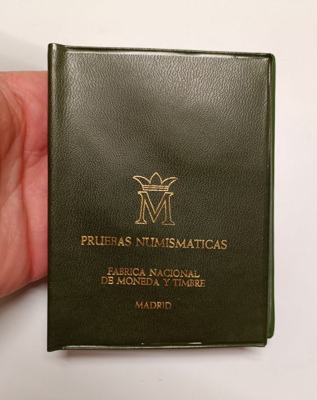 Cartera monedas pruebas numismaticas año 1977