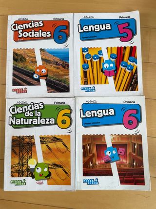 Libros 5 y 6 de primaria