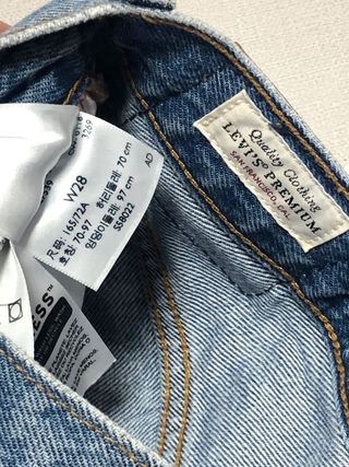 Shorts Levi's 501 pantalón pantalones Levis 