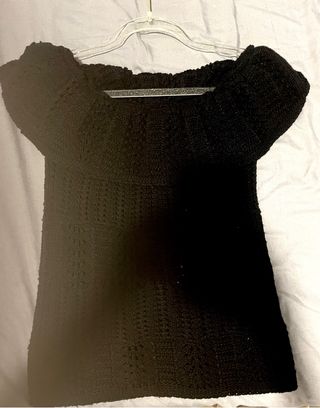 Top de punto negro