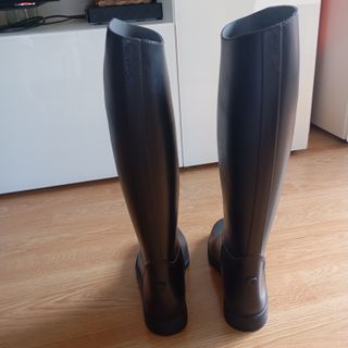 Botas de agua hípica Decathlon negras
