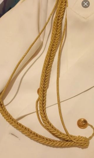Cordón Almirante Traje Comunión Niño Dorado