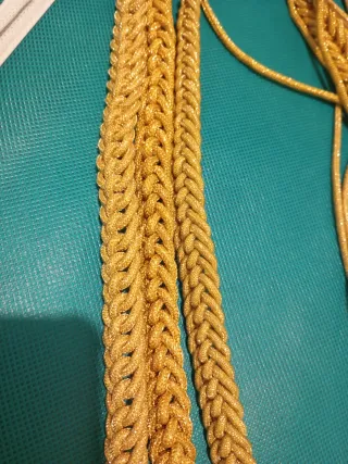 Cordón Almirante Traje Comunión Niño Dorado