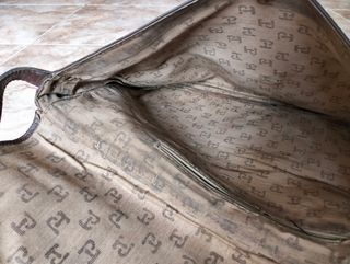 Bandolera de piel marrón