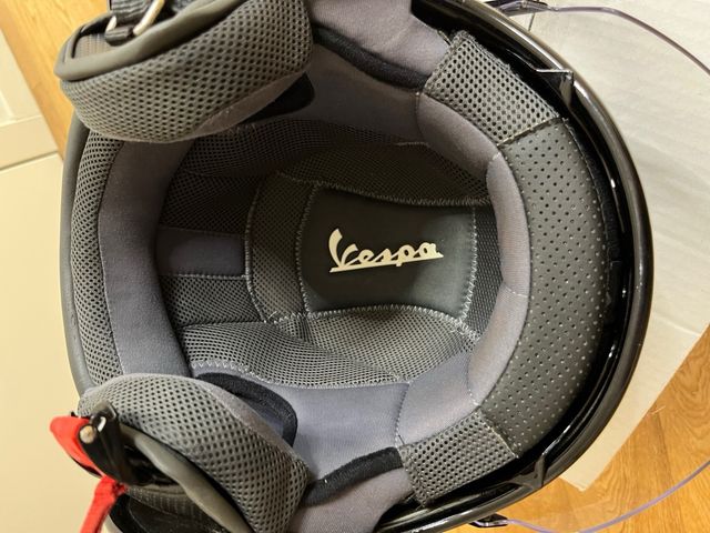 casco originale VESPA total black 