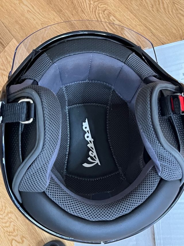 casco originale VESPA total black 