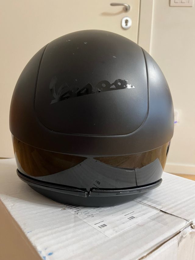 casco originale VESPA total black 