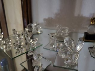 Set di 90 statuette in cristallo Swarovski