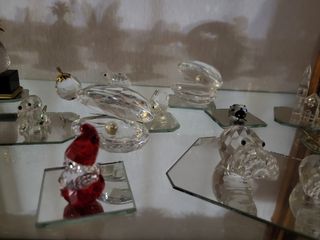 Set di 90 statuette in cristallo Swarovski