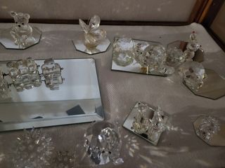 Set di 90 statuette in cristallo Swarovski