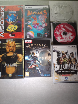 Lote 5 Juegos PC CD-ROM/DVD