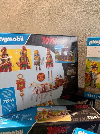 Playmobil Asterix Cuadriga Romana 71543