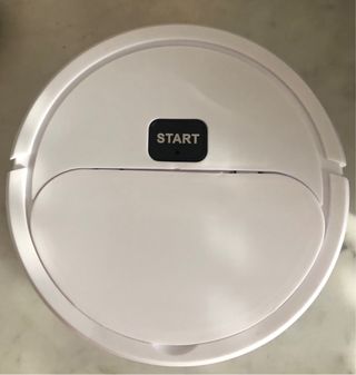 Robot aspirador automático blanco
