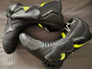 Botas Moto Alpinestars SMX-6 Negras/Amarillas T42