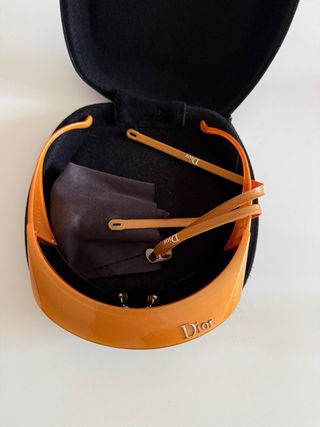Gafas de sol Dior Oversize Naranja y Plateadas