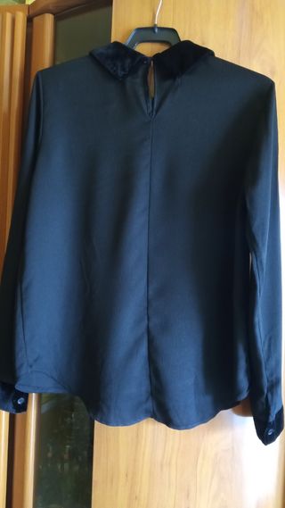 Blusa negra mujer talla S 