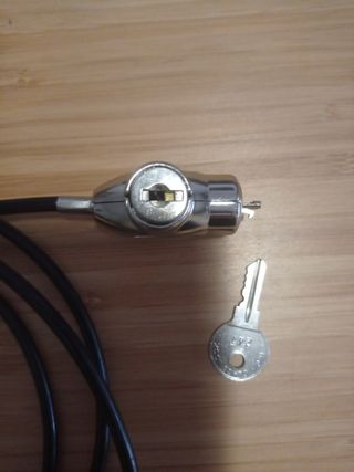 Portátil cable de seguridad con llave