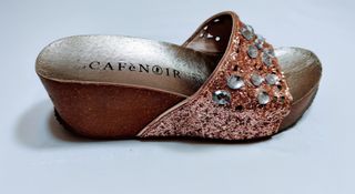 Sandalias CAFENOIR mujer con cristales, talla 36