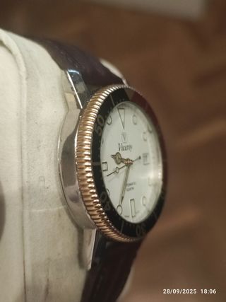 Reloj Viceroy Automático Dorado Blanco