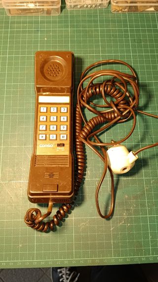 Telefono vintage Conso marrone