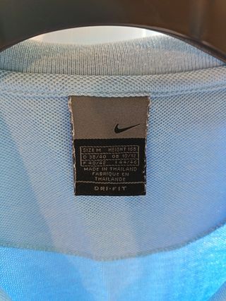 Canotta da tennis Nike azzurra