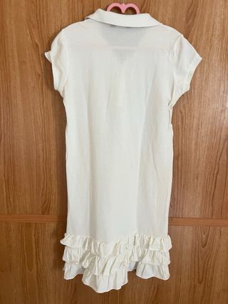 Vestido Polo Ralph Lauren Blanco Volantes