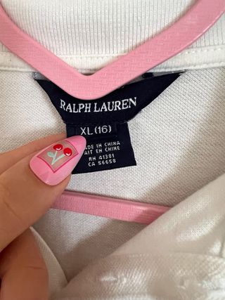 Vestido Polo Ralph Lauren Blanco Volantes