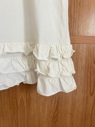 Vestido Polo Ralph Lauren Blanco Volantes