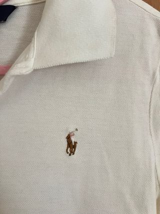 Vestido Polo Ralph Lauren Blanco Volantes