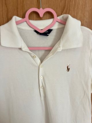 Vestido Polo Ralph Lauren Blanco Volantes