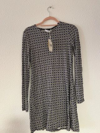 Vestido Lila Mango Talla M