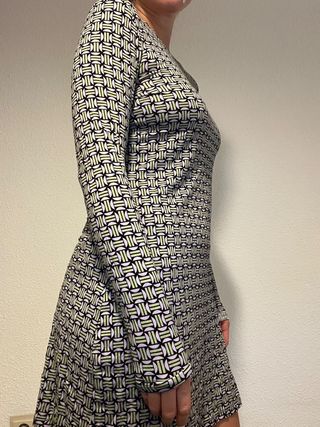 Vestido Lila Mango Talla M