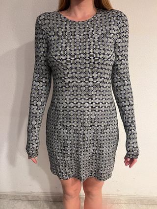 Vestido Lila Mango Talla M