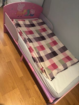 Cama infantil Peppa Pig rosa