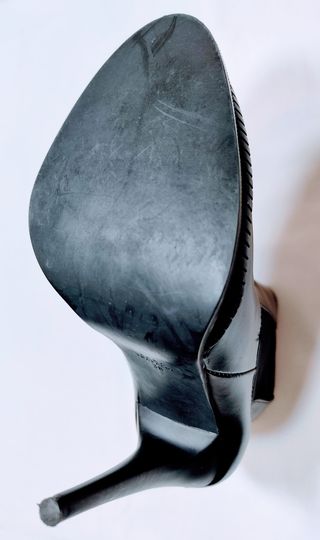Botines de tacón de Zara negros, talla 38