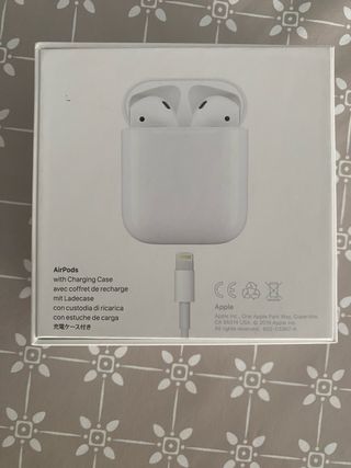 Caja original AirPods Apple Blanca