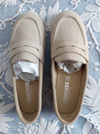 Mocasines CHUCHES Beige Talla 36