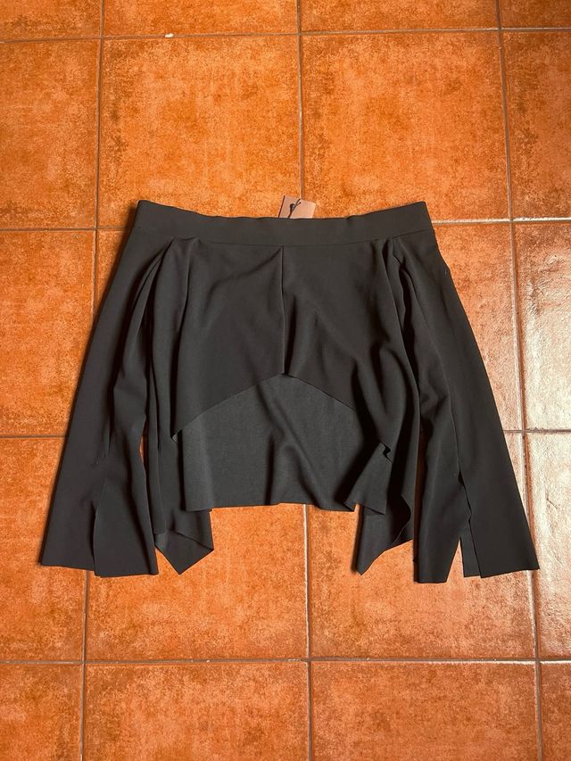 Falda Zara Negra Talla M