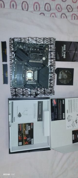  MSI Z490 Gaming Plus + CPU i5 10400F+16gb ram 