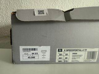 Adidas X Speedportal 4 TF Nuevas Talla 44.5
