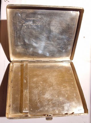 Portasigarette Argento Vintage 1971