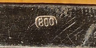 Portasigarette Argento Vintage 1971