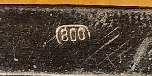 Portasigarette Argento Vintage 1971