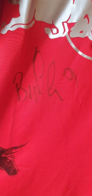 Maglia Red Bull Salisburgo Nike autografata